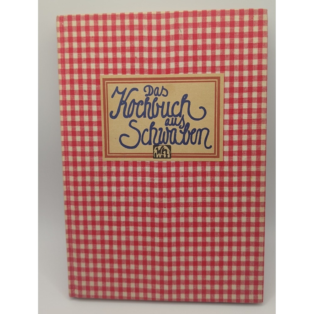 Wolfgang Holker Cookbook Das Kochbuch aus Schwaben Red Gingham Hardcover German